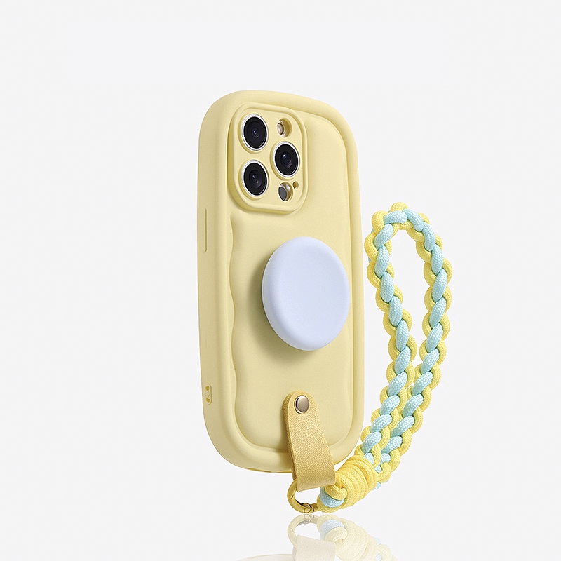 Stay hands-free and protected with this bright yellow lanyard phone case. Featuring shock-absorbing air cushions, full-body coverage, and a convenient strap — it’s the perfect mix of fun, function, and everyday durability.