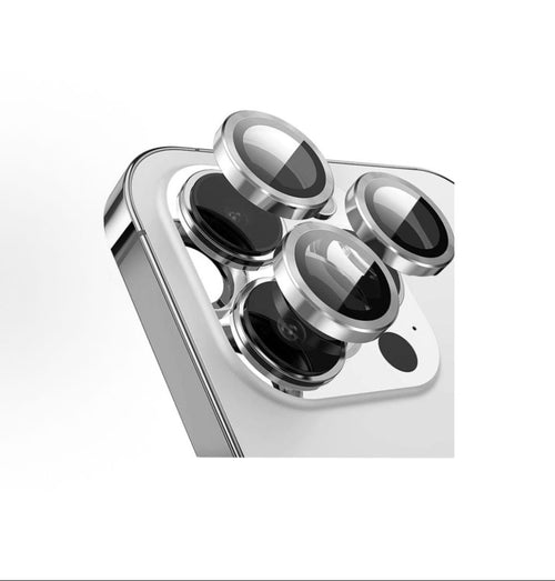 Titanium Texture Camera Lens Protector – 9H Tempered Glass, Bubble-Free, Strong Adhesion