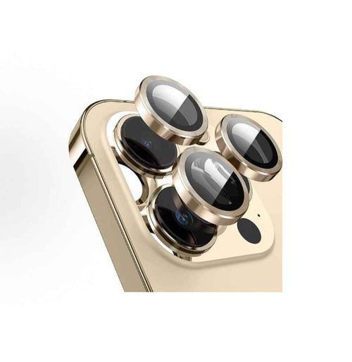 Titanium Texture Camera Lens Protector – 9H Tempered Glass, Bubble-Free, Strong Adhesion