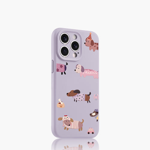 dog on phone case iPhone - Funny Phone Cases with Unique Animal Design for Summer