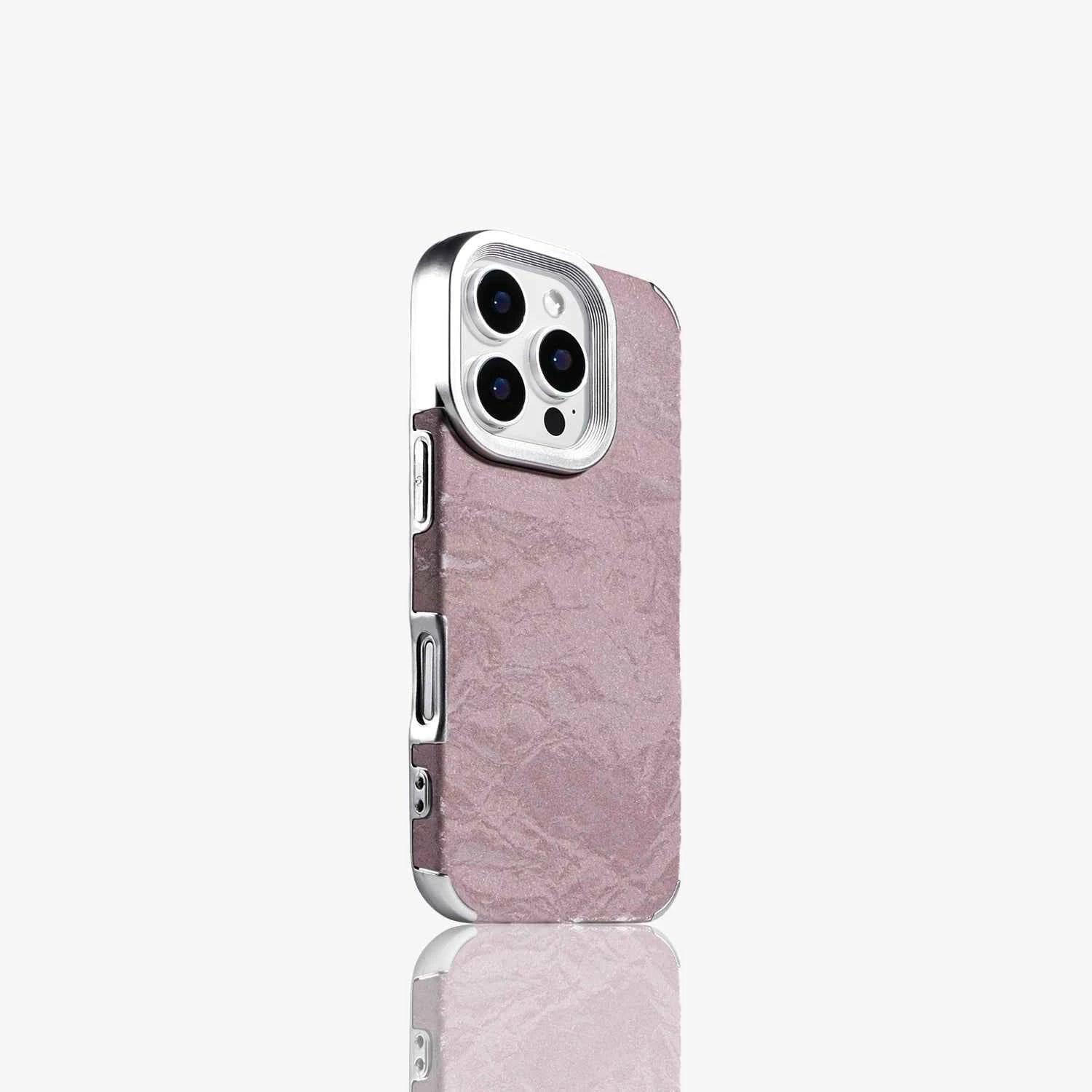 Premium Velvet-Touch Phone Case with Electroplated Edges – Smooth, Stylish & Soft