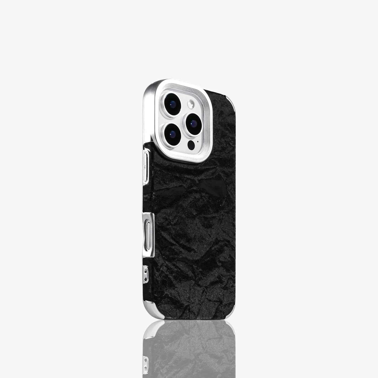 Velvet-Touch Electroplated Edge Soft Phone Case – Minimalist Luxury Style with Silky Finish